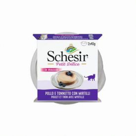 Schesir Petit Delice Chicken And Tuna With Blueberries