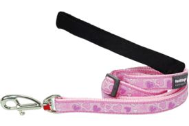 Red Dingo Adjustable Lead Breezy Love Pink