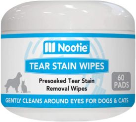 image of Nootie Tear Stain Wipes 60 Pcs
