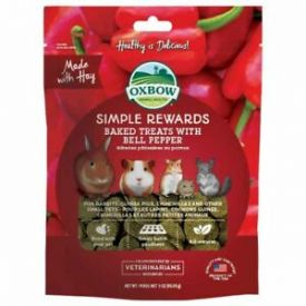 Oxbow Simple Rewards Baked Treats Bell Pepper
