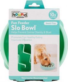 Outward Hound Fun Feeder Slo-bowl Wave Mint