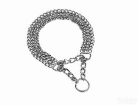Nobby Choker Three Row Chain Collar