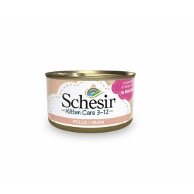 Schesir Kitten Care Wet Food For Kittens - Chicken Mousse 