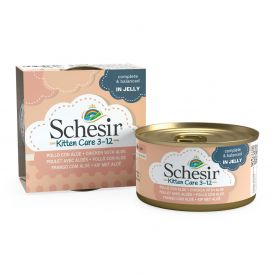 Schesir Chicken Fillets With Aloe In Gelatin For Kittens