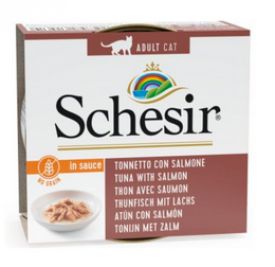 Schesir Tuna With Salmon In Natural Gravy
