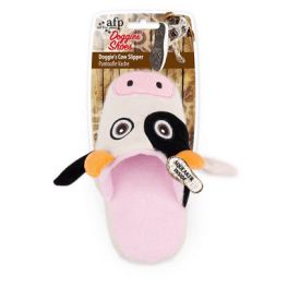 Afp Doggies Cow Slipper Soft Dog Toy