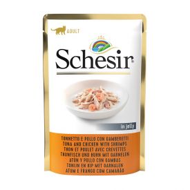 Schesir Cat Tuna & Chicken With Shrimps In Jelly