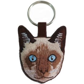 Siamese Cat Keyring