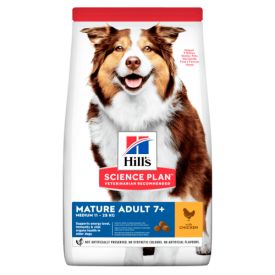 image of Hill's Science Plan Medium Mature Adult 7+ Dog Food With Chicken
