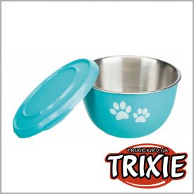 image of Trixie Fresh Feed Stainless Steel Bowl With Lid