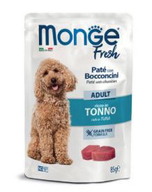 Monge Fresh Pate With Tuna Chunks For Adult Dog