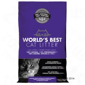 World's Best Cat Litter Lavender Scented Multiple Cat Clumping Formula