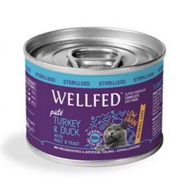 Wellfed Sterilised And Hairball Turkey And Duck