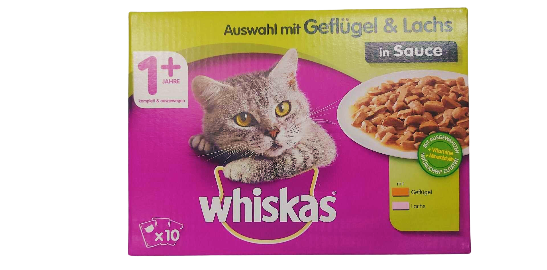 Whiskas 1+ Poultry Salmon Selection